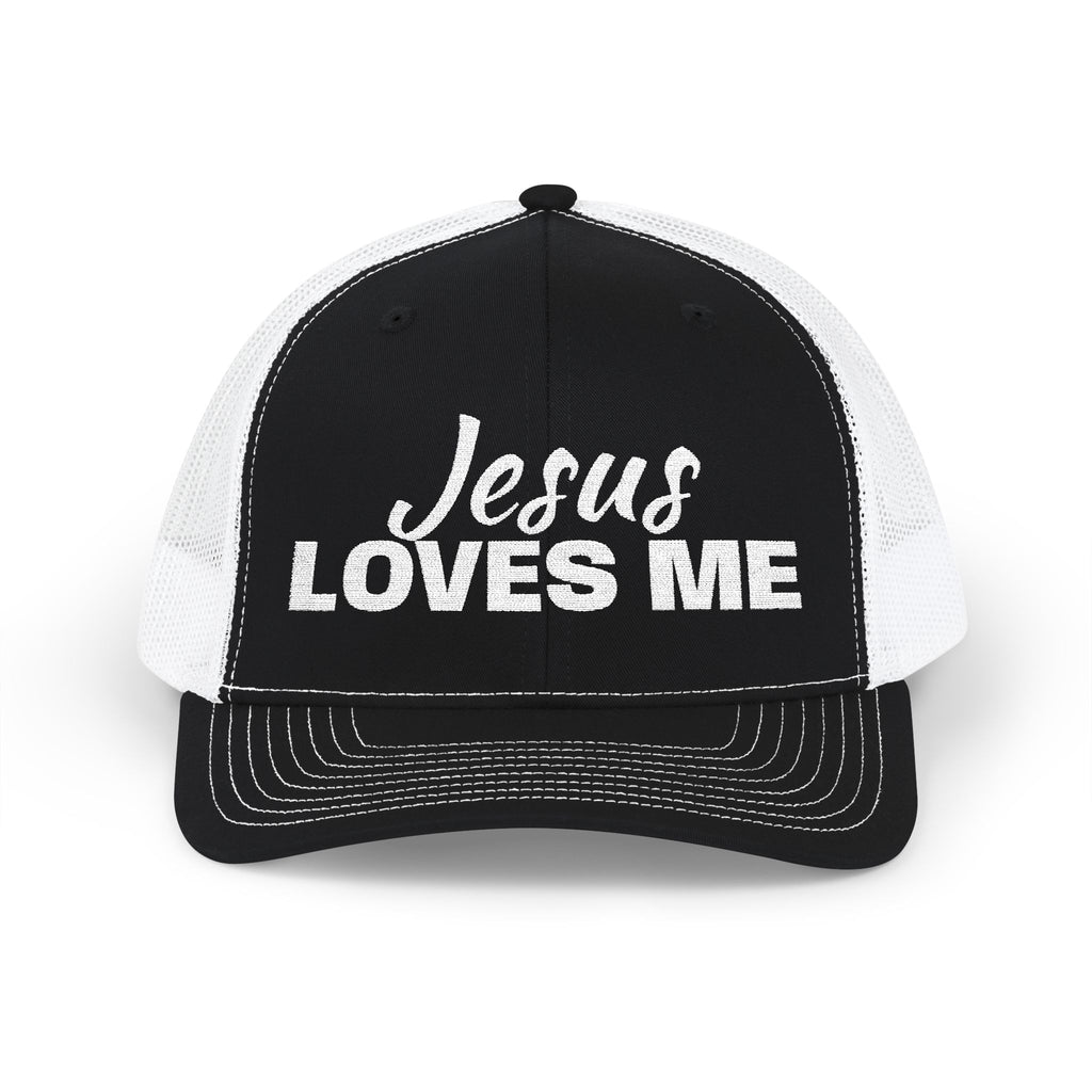 Jesus Loves Me Christian Snapback Trucker Cap
