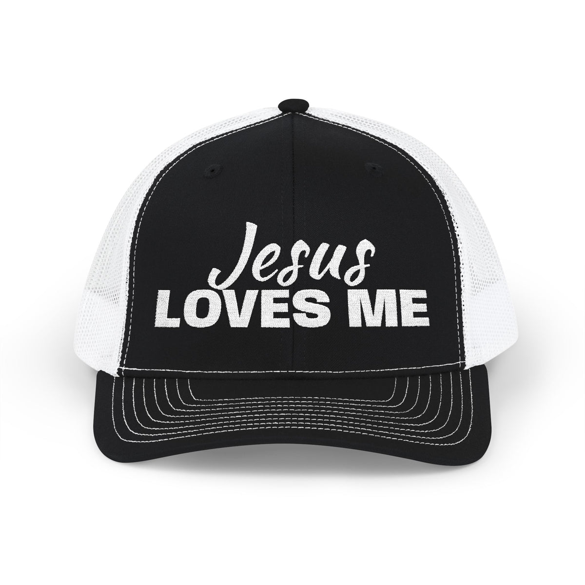 Jesus Loves Me Christian Snapback Trucker Cap