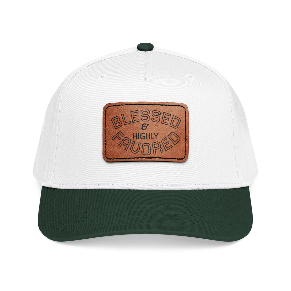 Blessed & Highly Favored Christian Baseball Cap by Dinachi Apparel – view 2