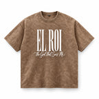 El Roi - Snow Washed Oversized Cotton T-Shirt