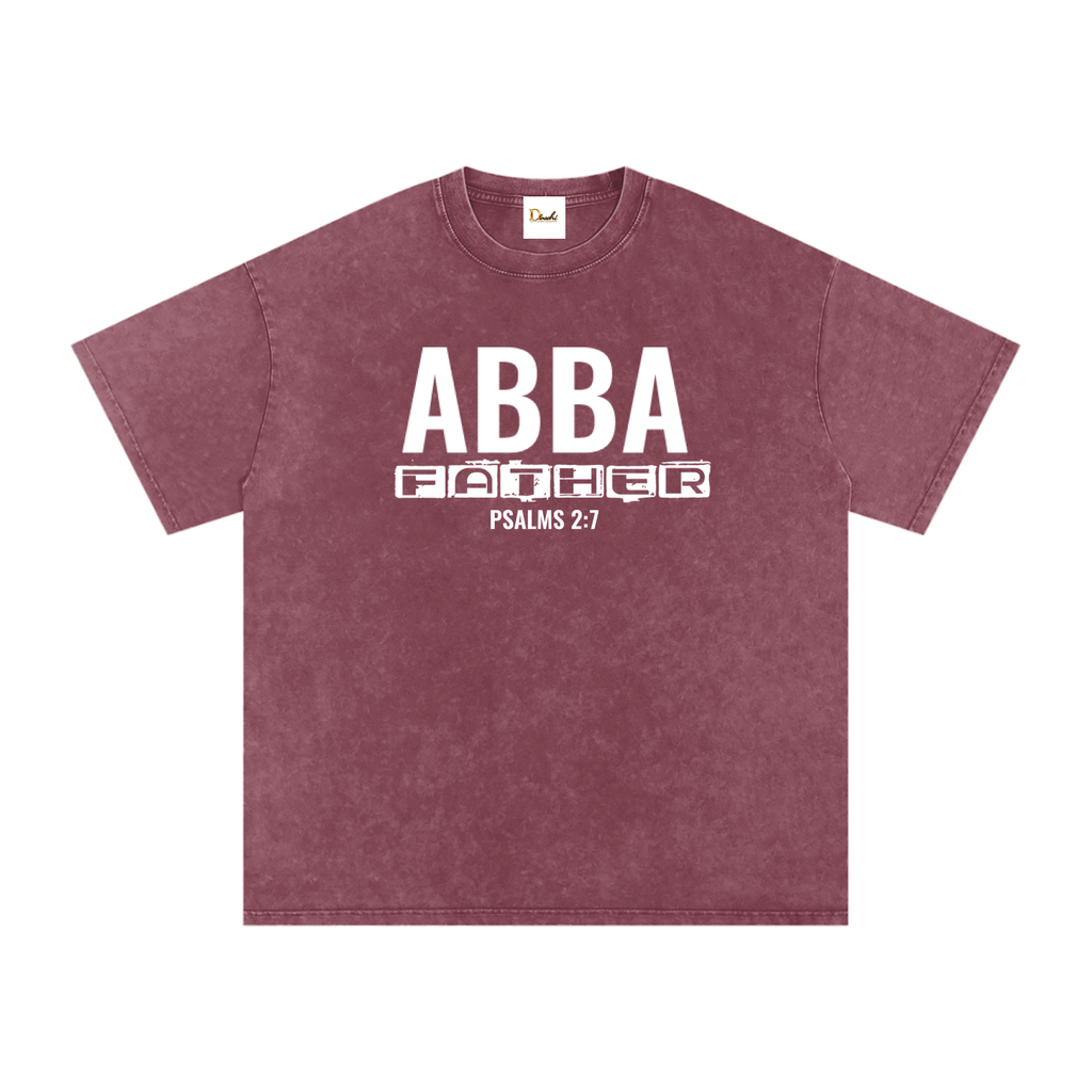 Abba Father - Snow Washed Oversized T-Shirt