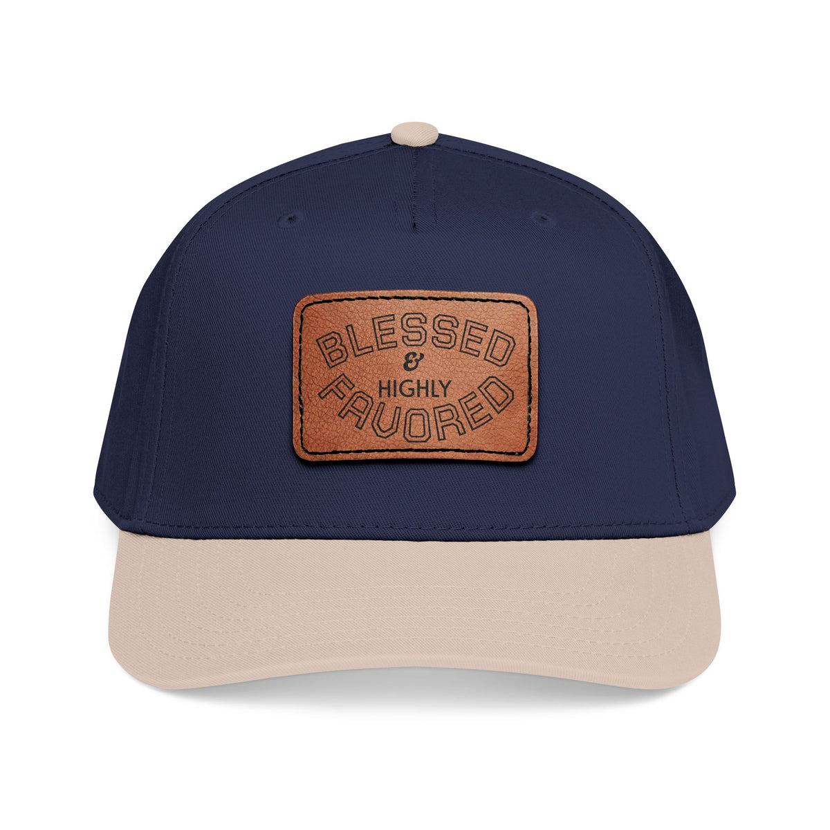 Blessed & Highly Favored Christian Baseball Cap by Dinachi Apparel – view 8