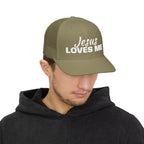 Jesus Loves Me Christian Snapback Trucker Cap