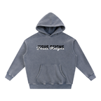 Jesus Reigns - Snow Wash Fleece Oversize Hoodie