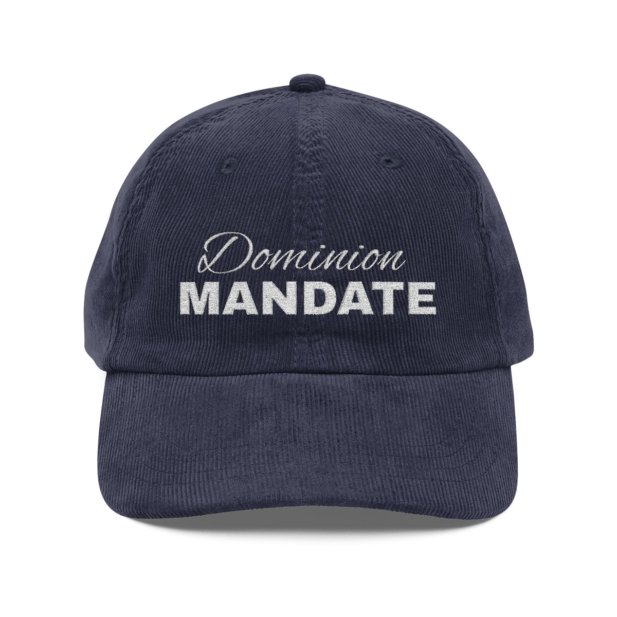 Dominion Mandate Christian Corduroy Cap by Dinachi Apparel – view 4