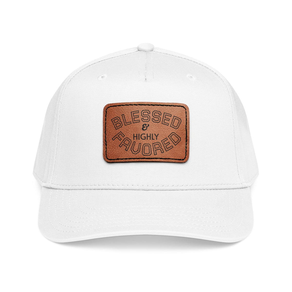Blessed & Highly Favored Christian Baseball Cap by Dinachi Apparel – view 3