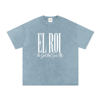 El Roi - Snow Washed Oversized Cotton T-Shirt