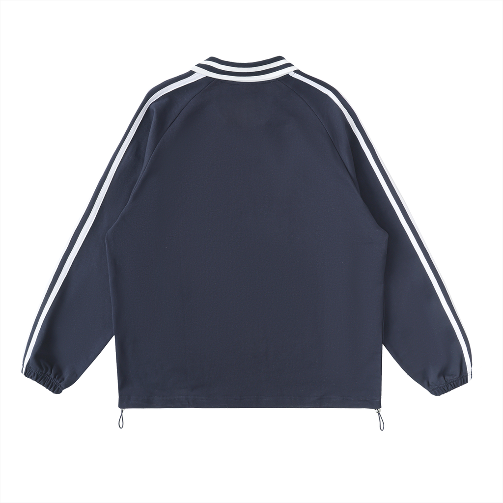 Jesus My Savior - Striped Collar Sweatshirt