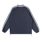 Jesus My Savior - Striped Collar Sweatshirt