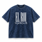 El Roi - Snow Washed Oversized Cotton T-Shirt