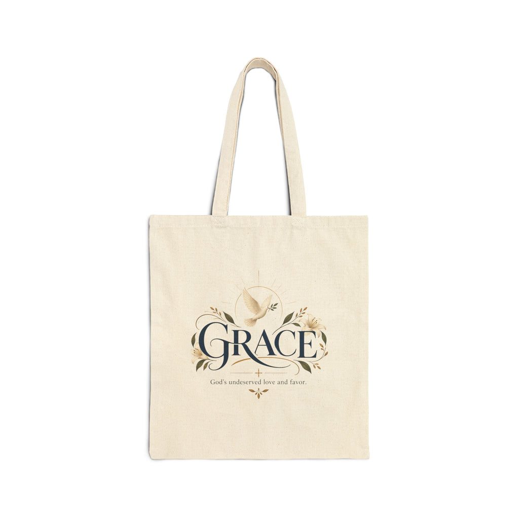 Grace - Cotton Canvas Tote Bag