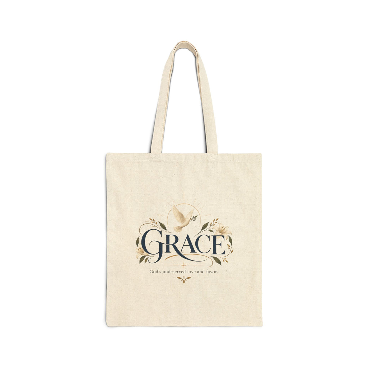 Grace - Cotton Canvas Tote Bag