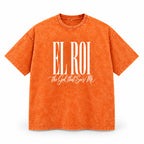 El Roi - Snow Washed Oversized Cotton T-Shirt