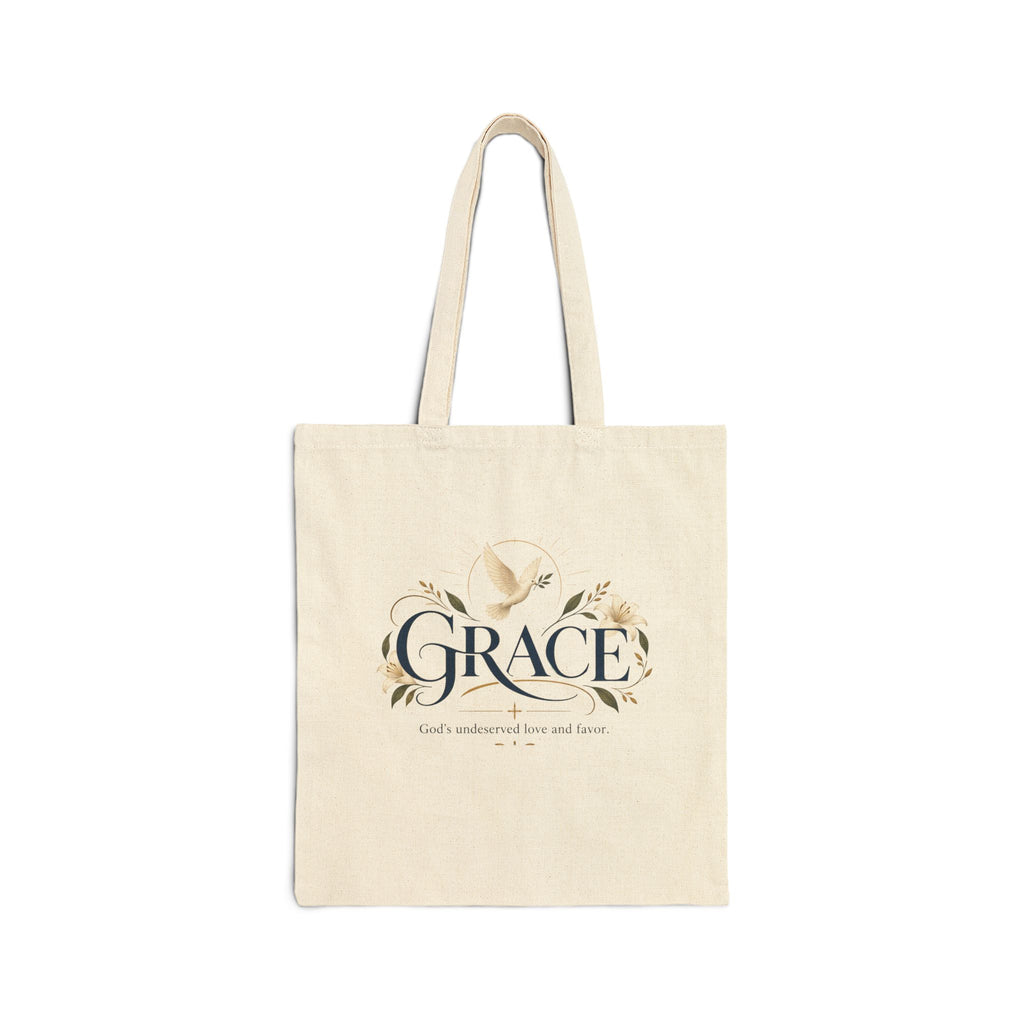 Grace - Cotton Canvas Tote Bag