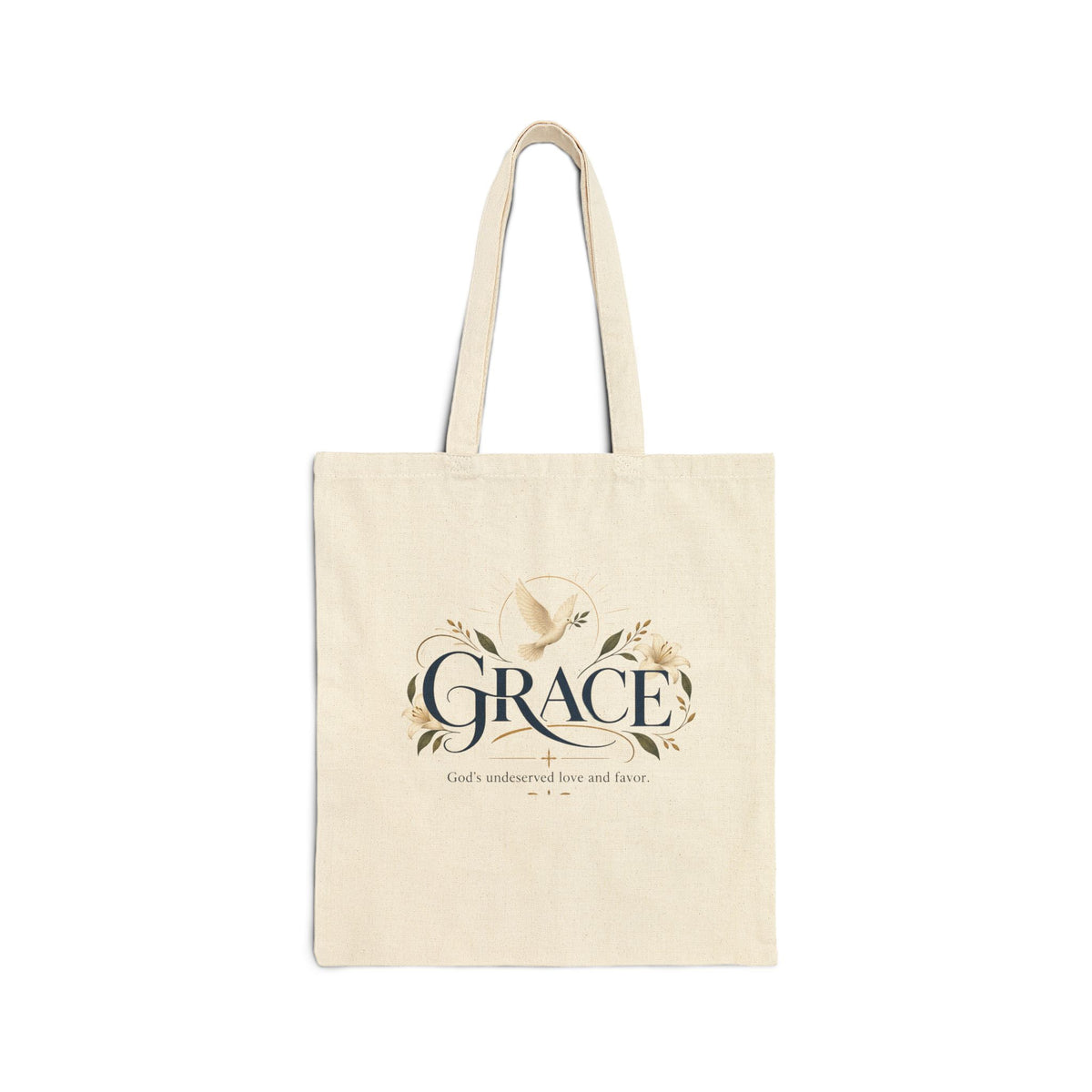 Grace - Cotton Canvas Tote Bag
