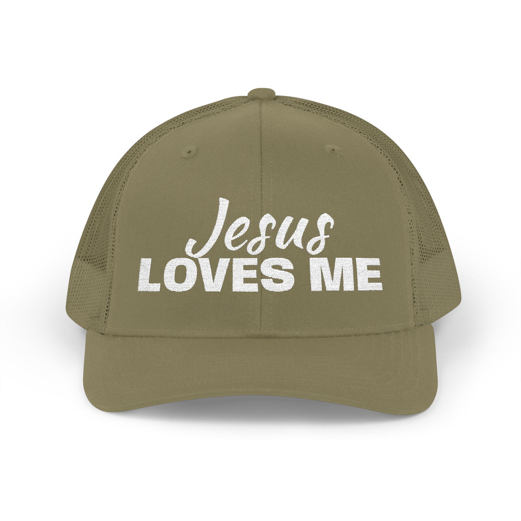 Jesus Loves Me Christian Snapback Trucker Cap