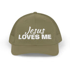Jesus Loves Me Christian Snapback Trucker Cap