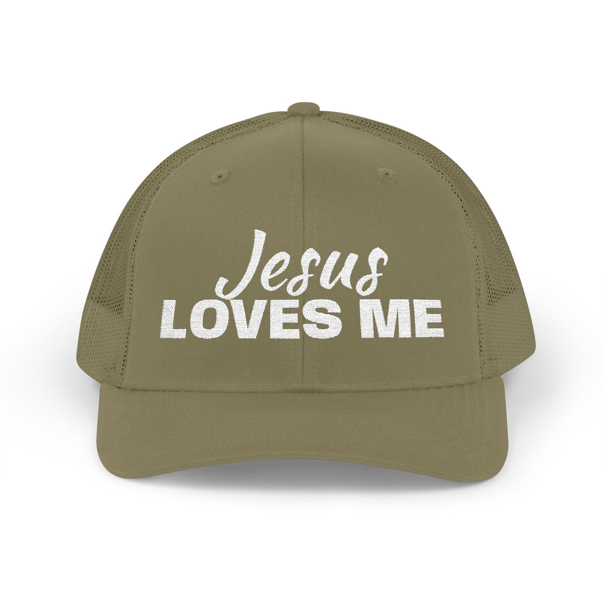 Jesus Loves Me Christian Snapback Trucker Cap