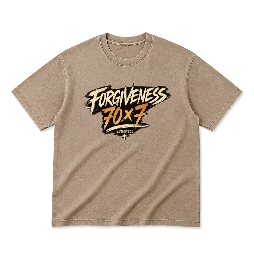 Forgiveness 70x7 - Boxy Oversized Tee