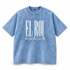 El Roi - Snow Washed Oversized Cotton T-Shirt