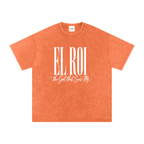 El Roi - Snow Washed Oversized Cotton T-Shirt