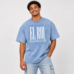 El Roi - Snow Washed Oversized Cotton T-Shirt