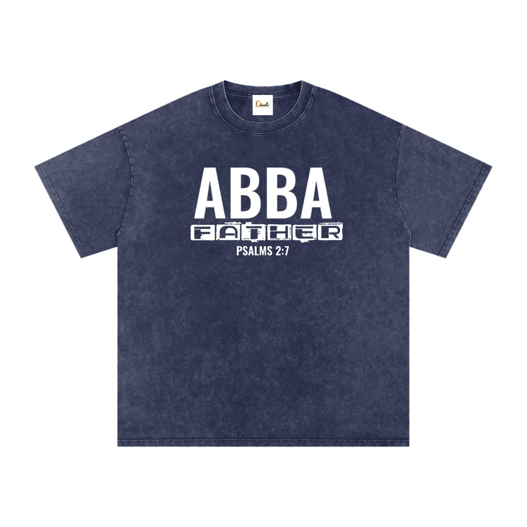 Abba Father - Snow Washed Oversized T-Shirt