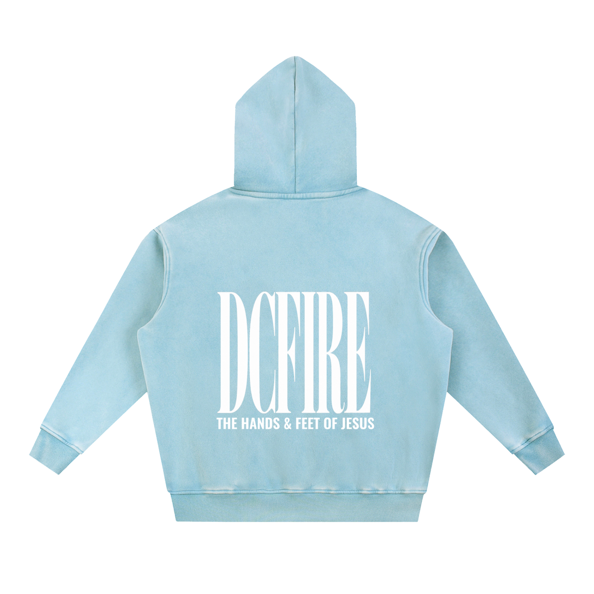 DCFIRE - Snow Wash Fleece Oversize Hoodie