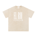 El Roi - Snow Washed Oversized Cotton T-Shirt