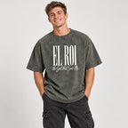 El Roi - Snow Washed Oversized Cotton T-Shirt