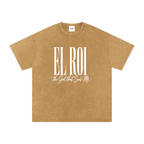 El Roi - Snow Washed Oversized Cotton T-Shirt