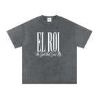 El Roi - Snow Washed Oversized Cotton T-Shirt