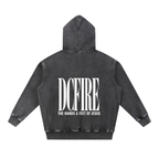DCFIRE - Snow Wash Fleece Oversize Hoodie