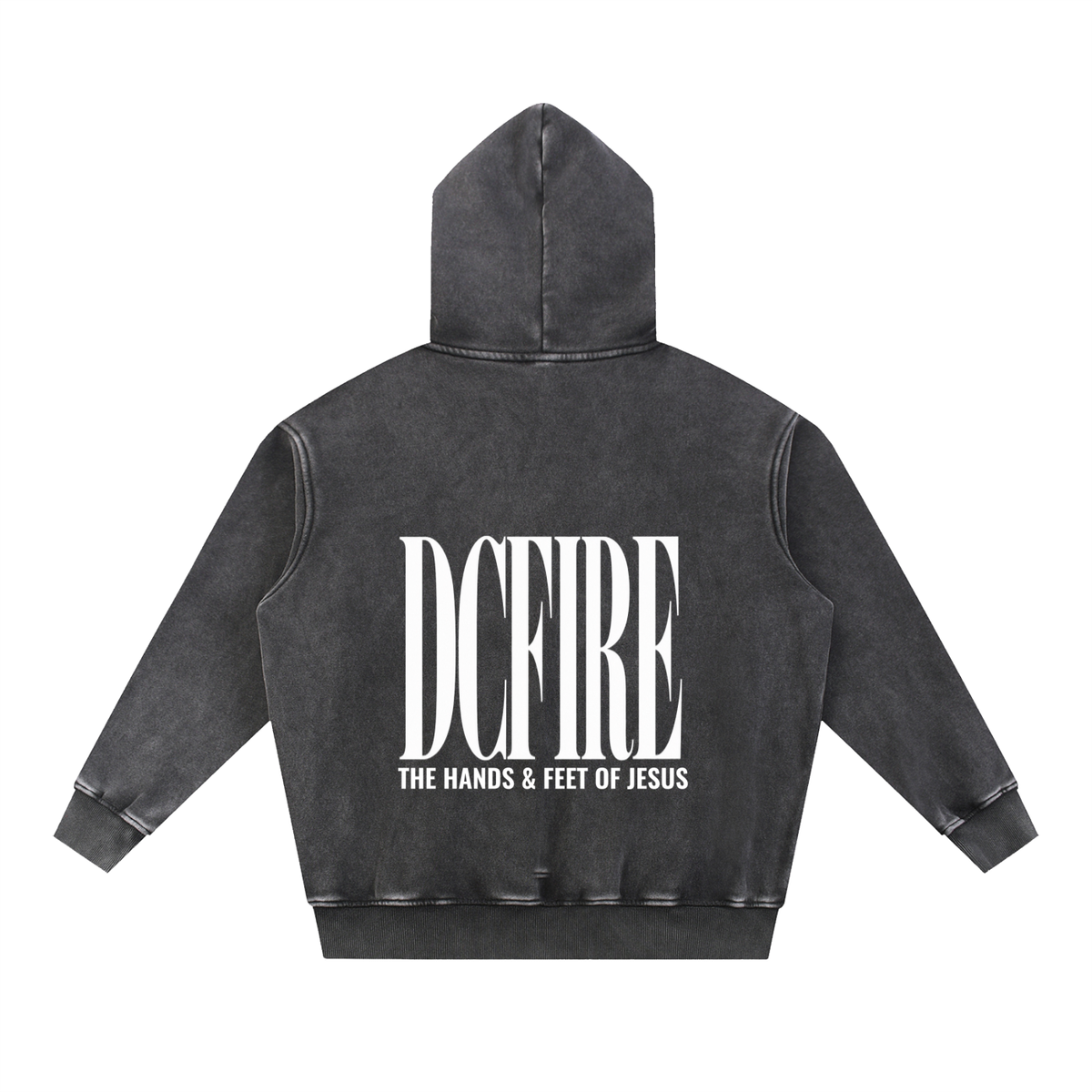 DCFIRE - Snow Wash Fleece Oversize Hoodie