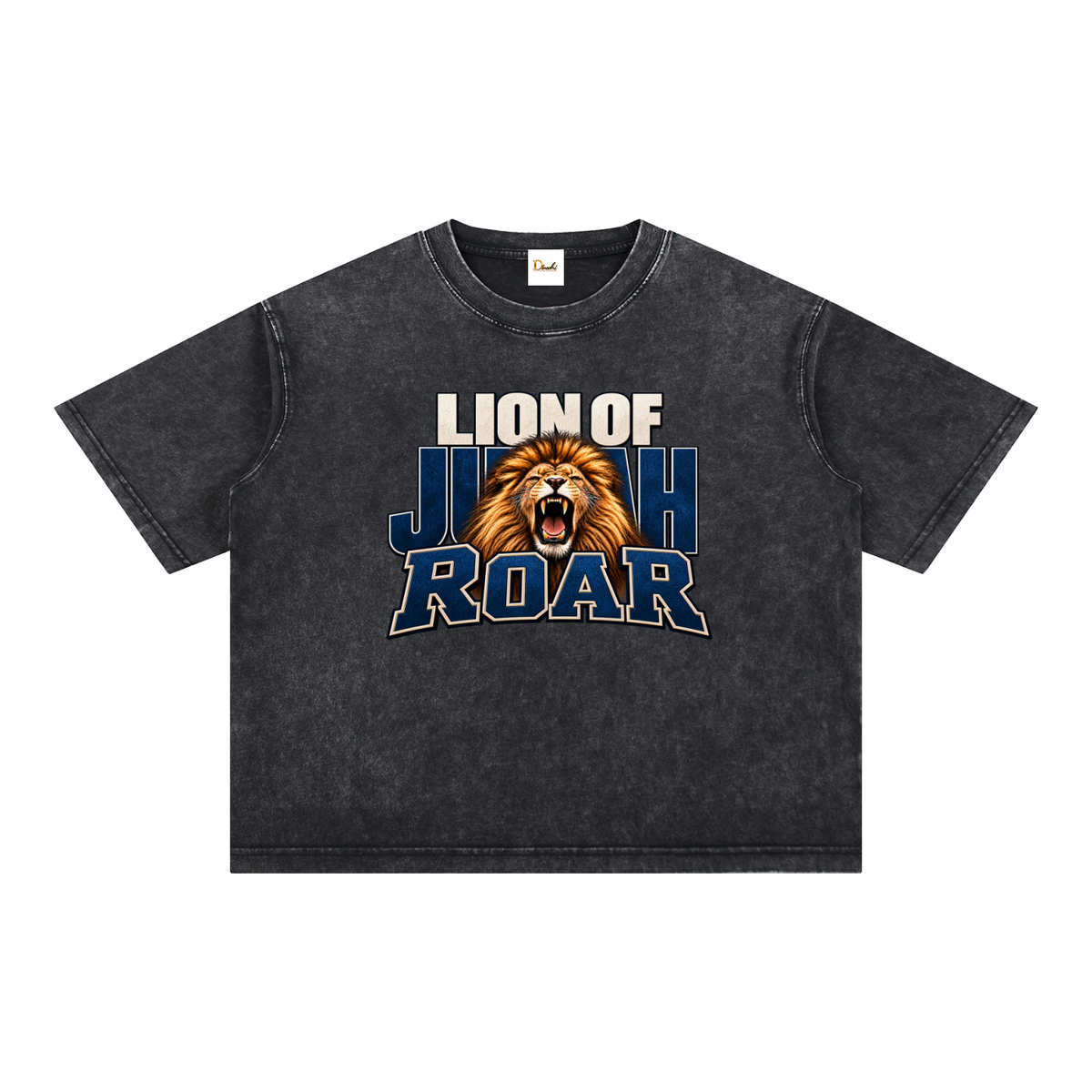 Lion of Judah Roar - Drop Shoulder Wash T-Shirt