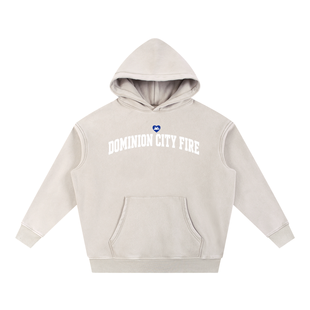 DCFIRE - Snow Wash Fleece Oversize Hoodie