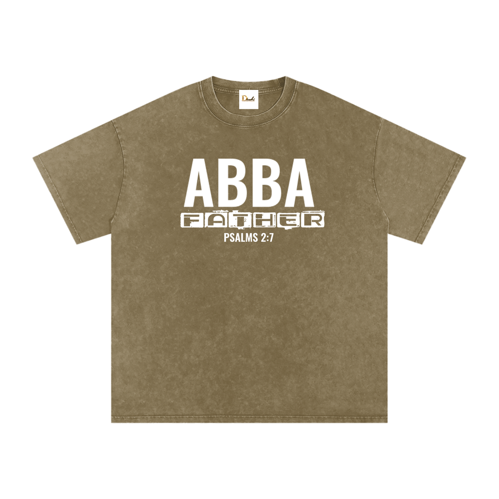 Abba Father - Snow Washed Oversized T-Shirt