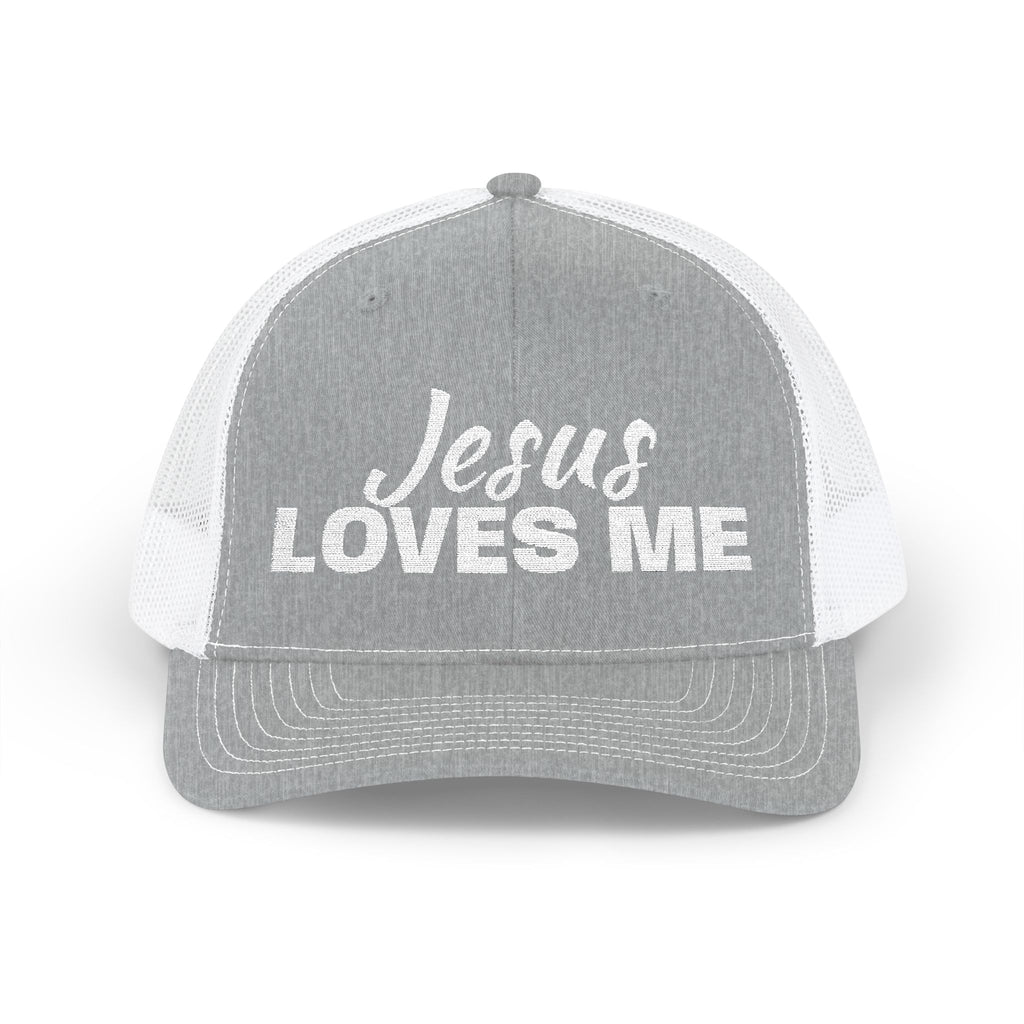 Jesus Loves Me Christian Snapback Trucker Cap