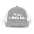 Jesus Loves Me Christian Snapback Trucker Cap