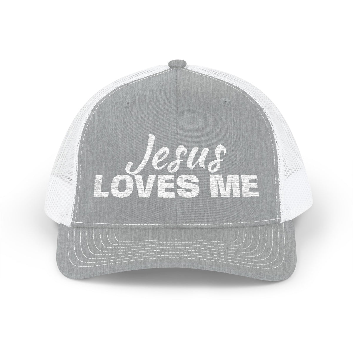 Jesus Loves Me Christian Snapback Trucker Cap