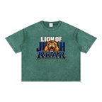 Lion of Judah Roar - Drop Shoulder Wash T-Shirt