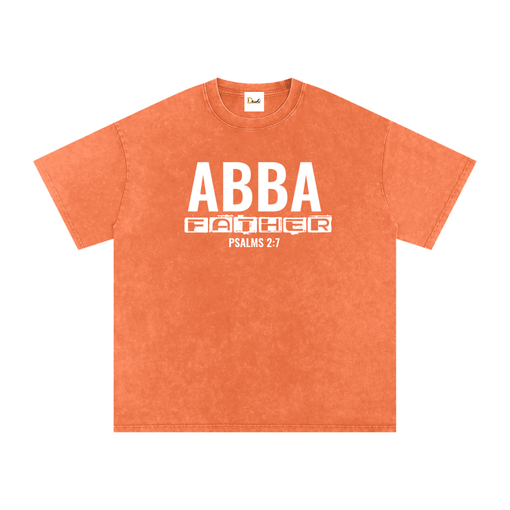 Abba Father - Snow Washed Oversized T-Shirt