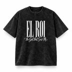 El Roi - Snow Washed Oversized Cotton T-Shirt