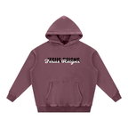 Jesus Reigns - Snow Wash Fleece Oversize Hoodie