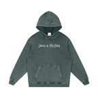 Jesus is My King - Snow Washed Loose Cotton Hoodie