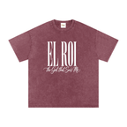 El Roi - Snow Washed Oversized Cotton T-Shirt