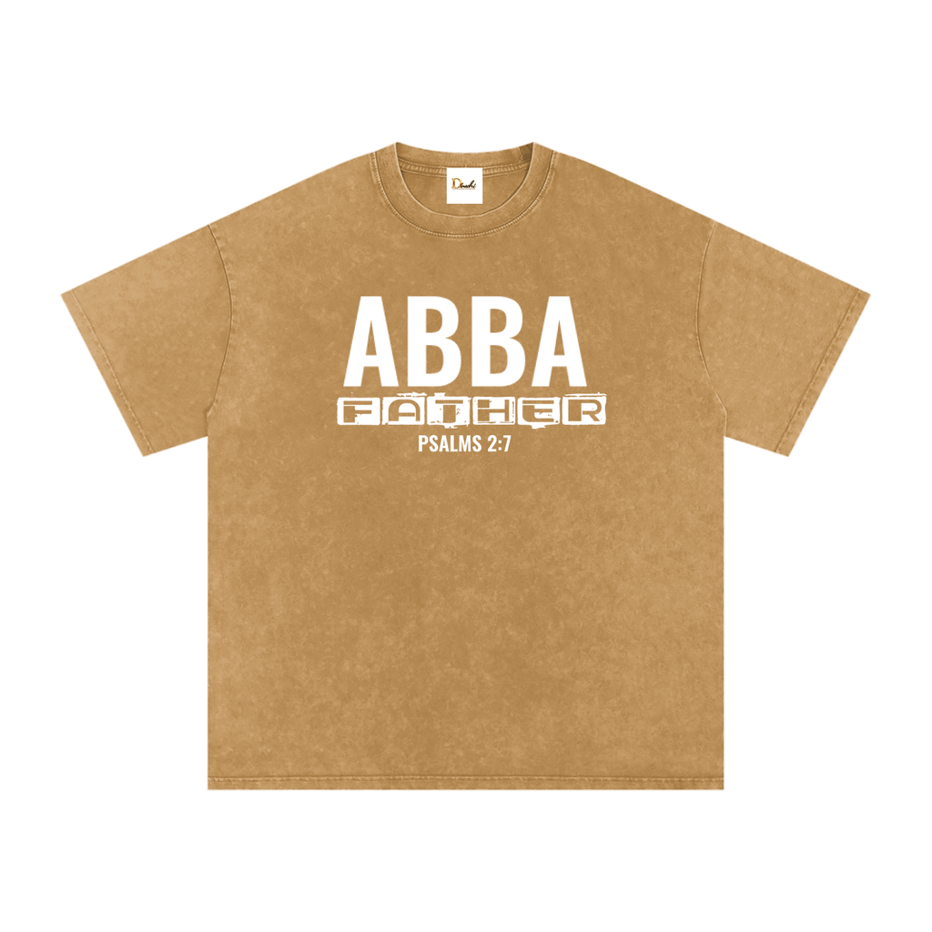 Abba Father - Snow Washed Oversized T-Shirt