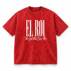 El Roi - Snow Washed Oversized Cotton T-Shirt