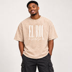 El Roi - Snow Washed Oversized Cotton T-Shirt