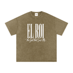 El Roi - Snow Washed Oversized Cotton T-Shirt